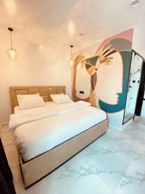 1 bedroom, iron/ironing board, WiFi, bed sheets - Lekki Fly, Luxurious 1Bedroom Lekki Phase1 (Lagos)