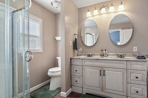 Regadera y secadora de cabello 