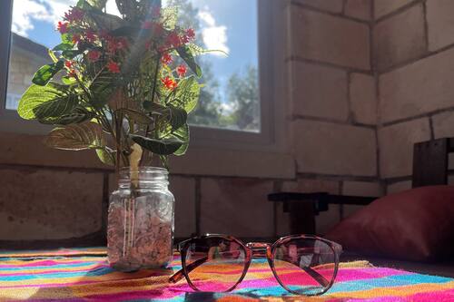 Zona de menjador de l'habitació