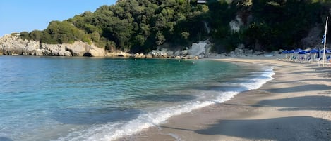 On the beach