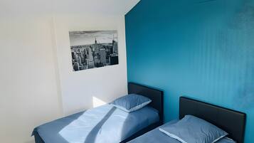 3 chambres, fer et planche Ă repasser, Wi-Fi gratuit, draps fournis