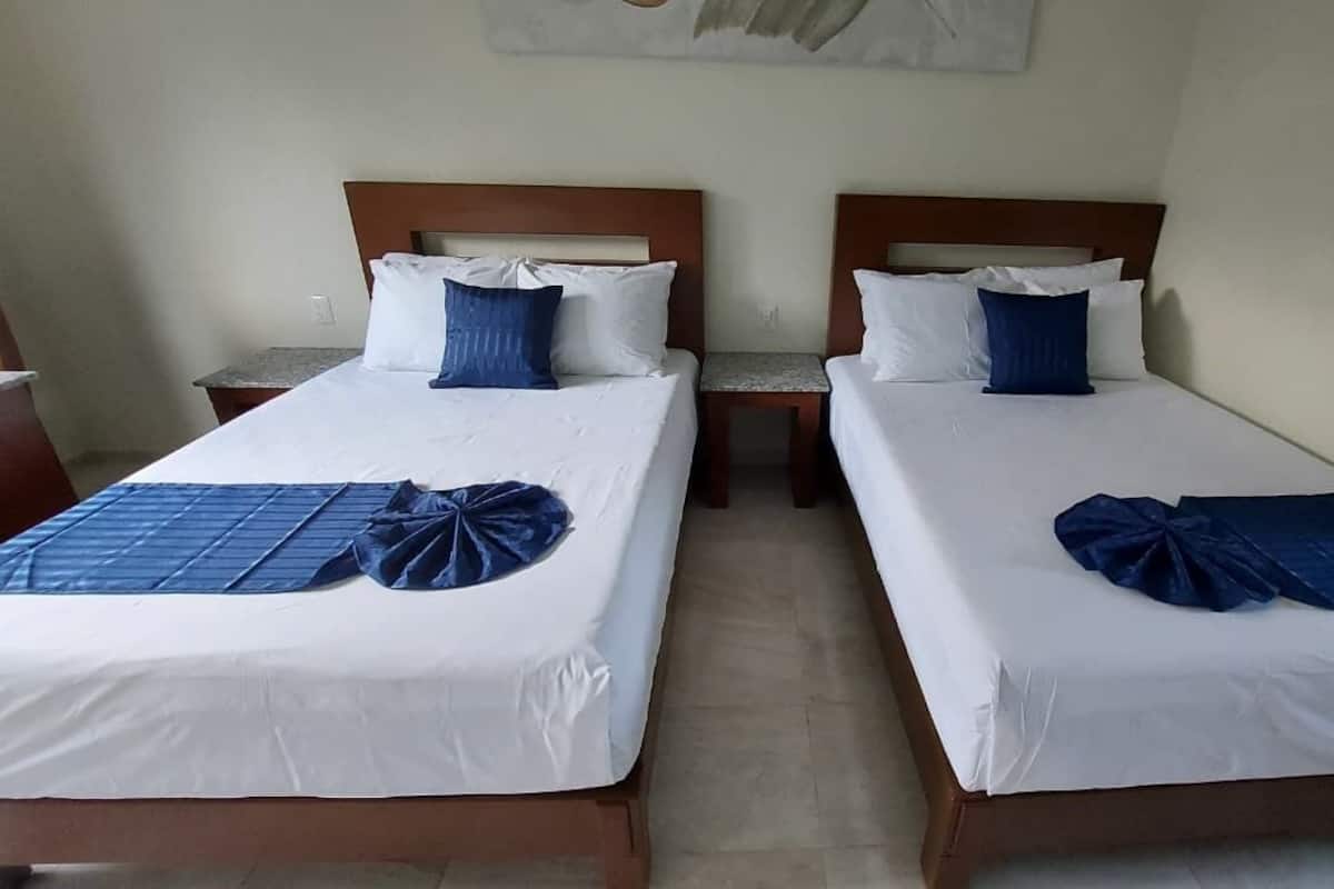 Family Room, 2 Double Beds, Non Smoking | Soundproofing, free WiFi