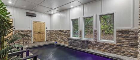 Piscine couverte, piscine chauffée