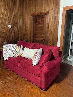 Interior - Historic 1-bedroom house with WiFi, washer and dryer.  Short walk to town. (Mineola)
