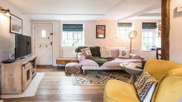 Télévision, cheminée