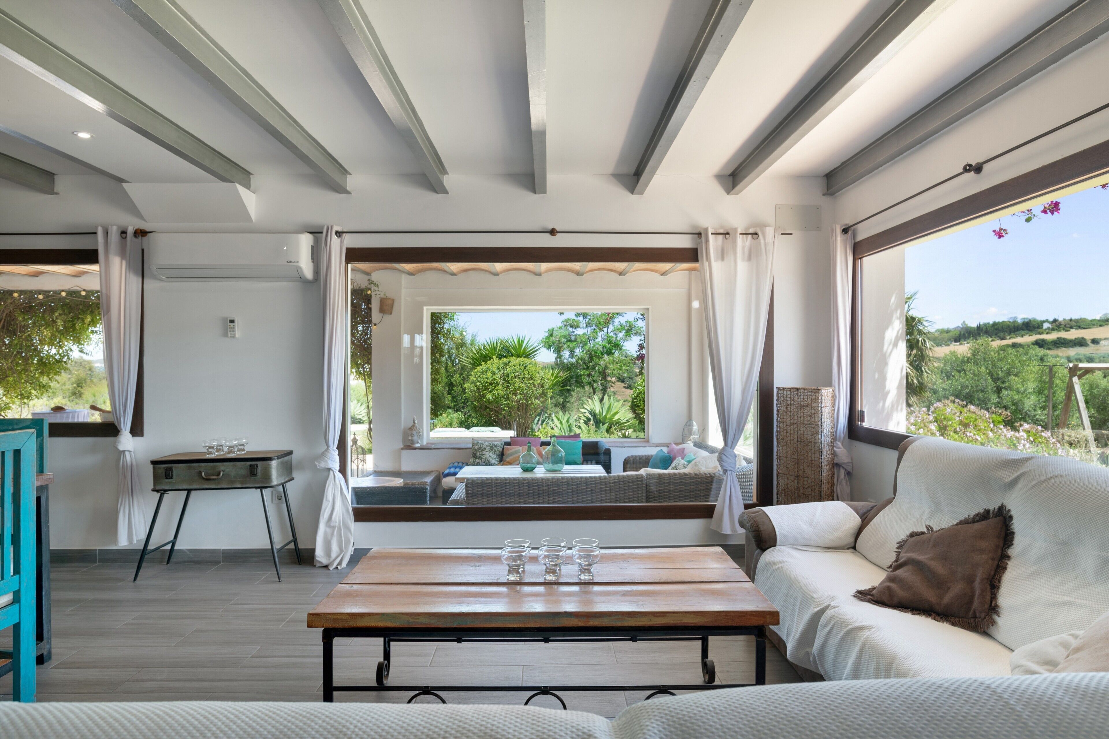 TV, fireplace, table tennis