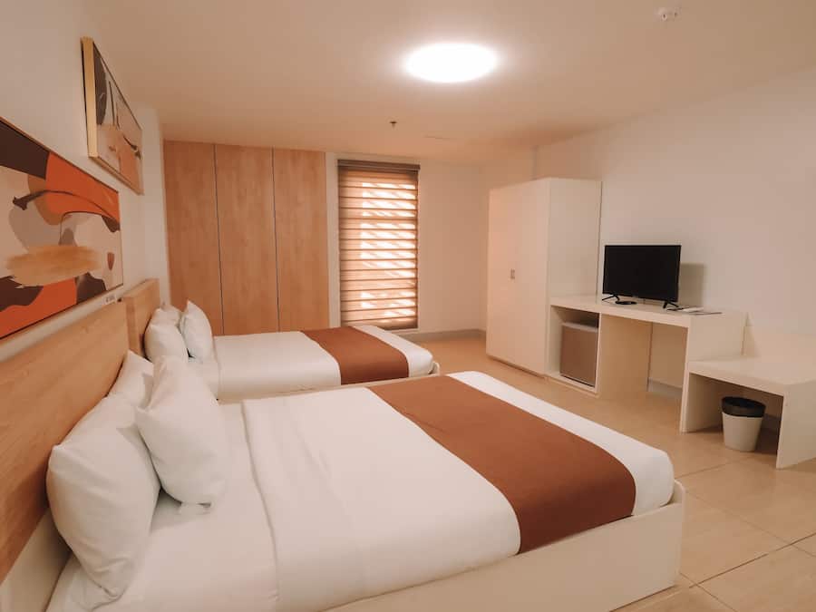 Family Double Room | In-room safe, desk, laptop workspace, soundproofing