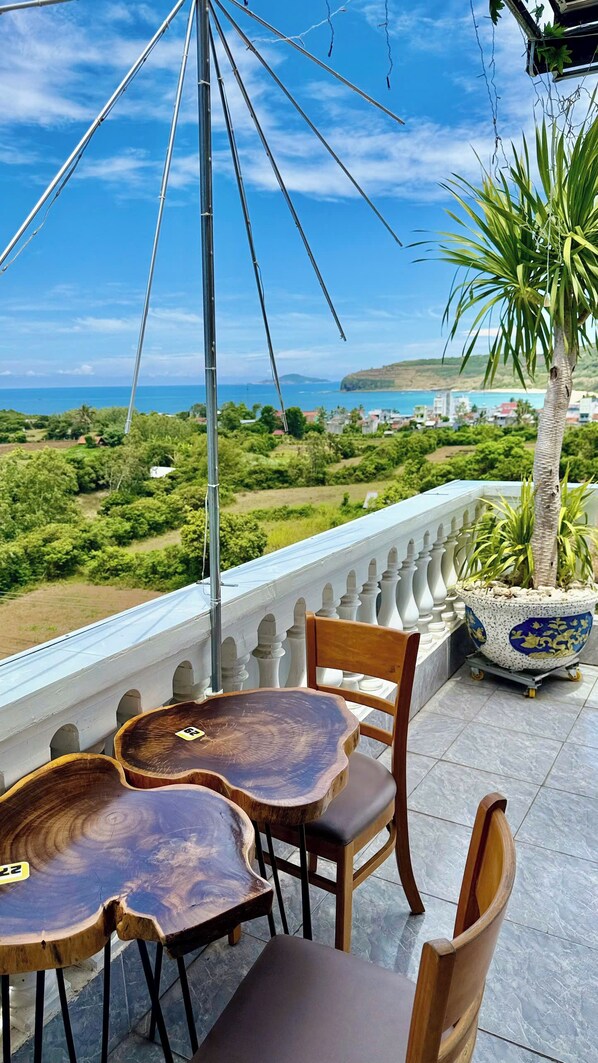 Blick von der Unterkunft