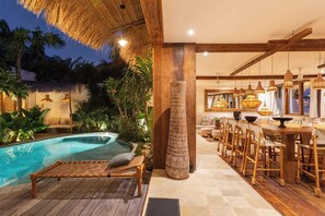 Outdoor pool - Hidden Paradise w/ Rice Fields View 12min to Beach (Kerobokan)