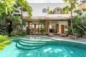 Outdoor pool - Hidden Paradise w/ Rice Fields View 12min to Beach (Kerobokan)