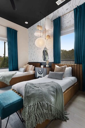 2 chambres, fer et planche à repasser, lit parapluie, Wi-Fi gratuit