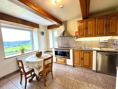 Luxury house with a swimming pool and a sauna