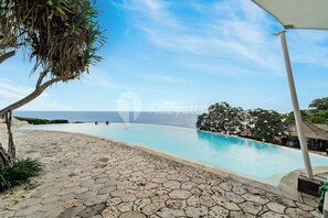 Villa, 2 Schlafzimmer, eigener Pool | Strand-/Meerblick