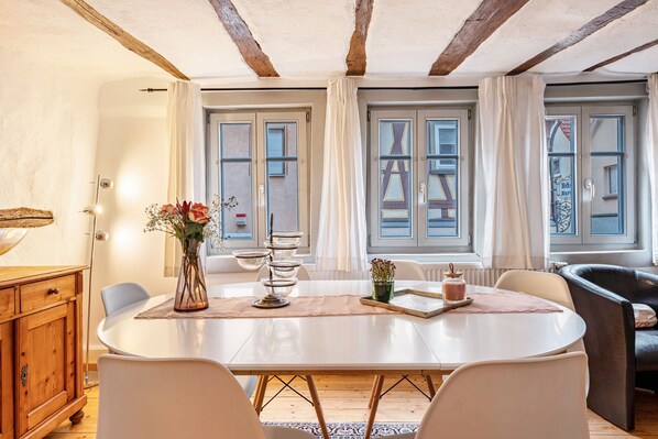 Dining - Holiday Home 'Fachwerkhaus Für Dich' with Wi-Fi (Eberbach)