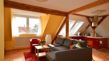 TV, DVD player, stereo