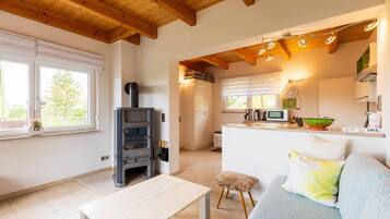 TV, fireplace, stereo