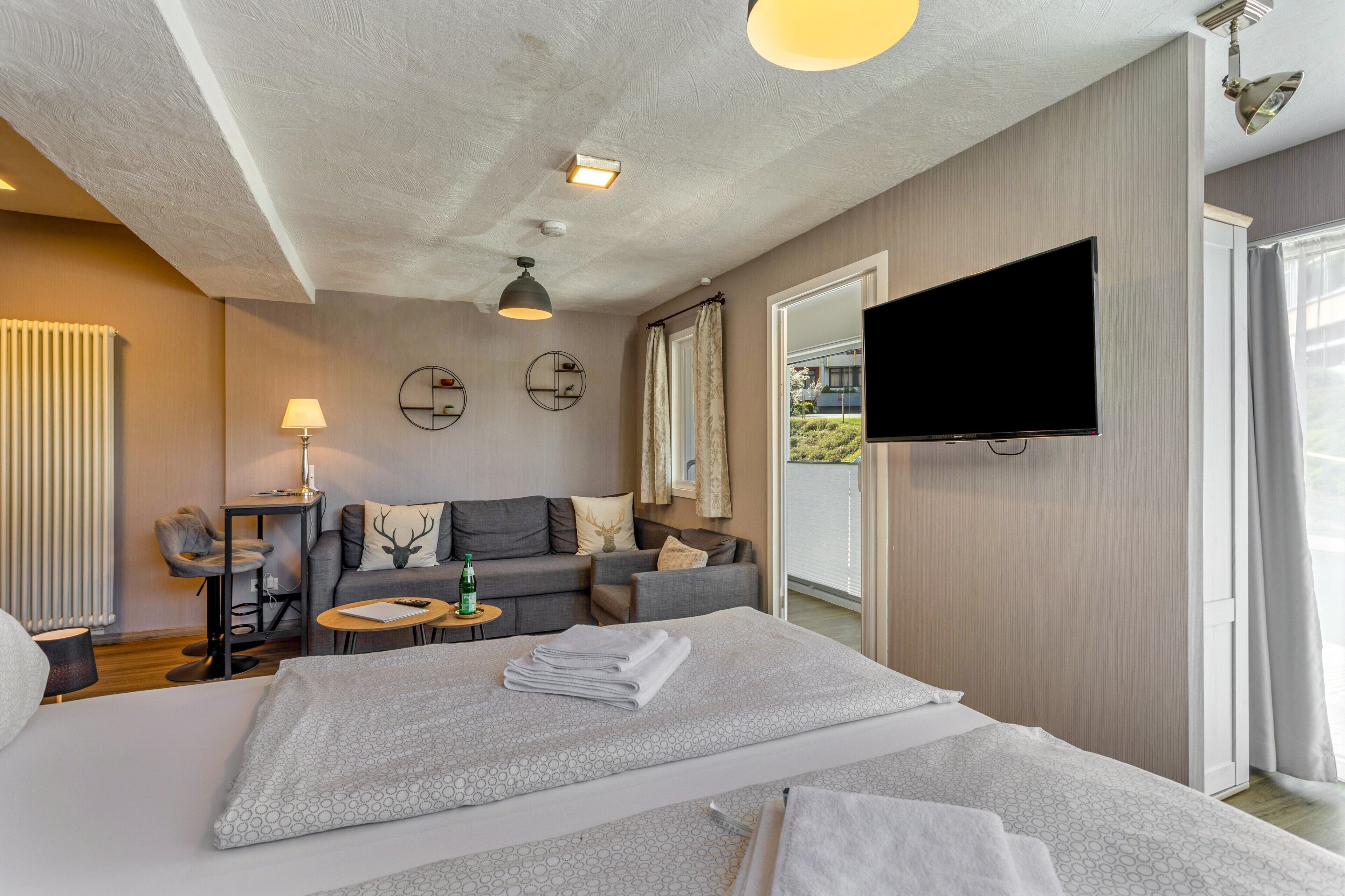 1 غرفة نوم وواي فاي مجانًا وملاءات أسرّة