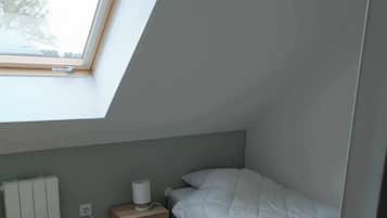 1 chambre, lit parapluie