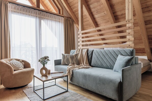 Superior Apartment, Mountain View | Living room | Flat-screen TV - Apres Ski Bachleda LoftAffair Collection (Zakopane)