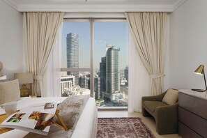 Deluxe-Apartment, 1 Schlafzimmer, Balkon, Kanalblick | Ausblick vom Zimmer