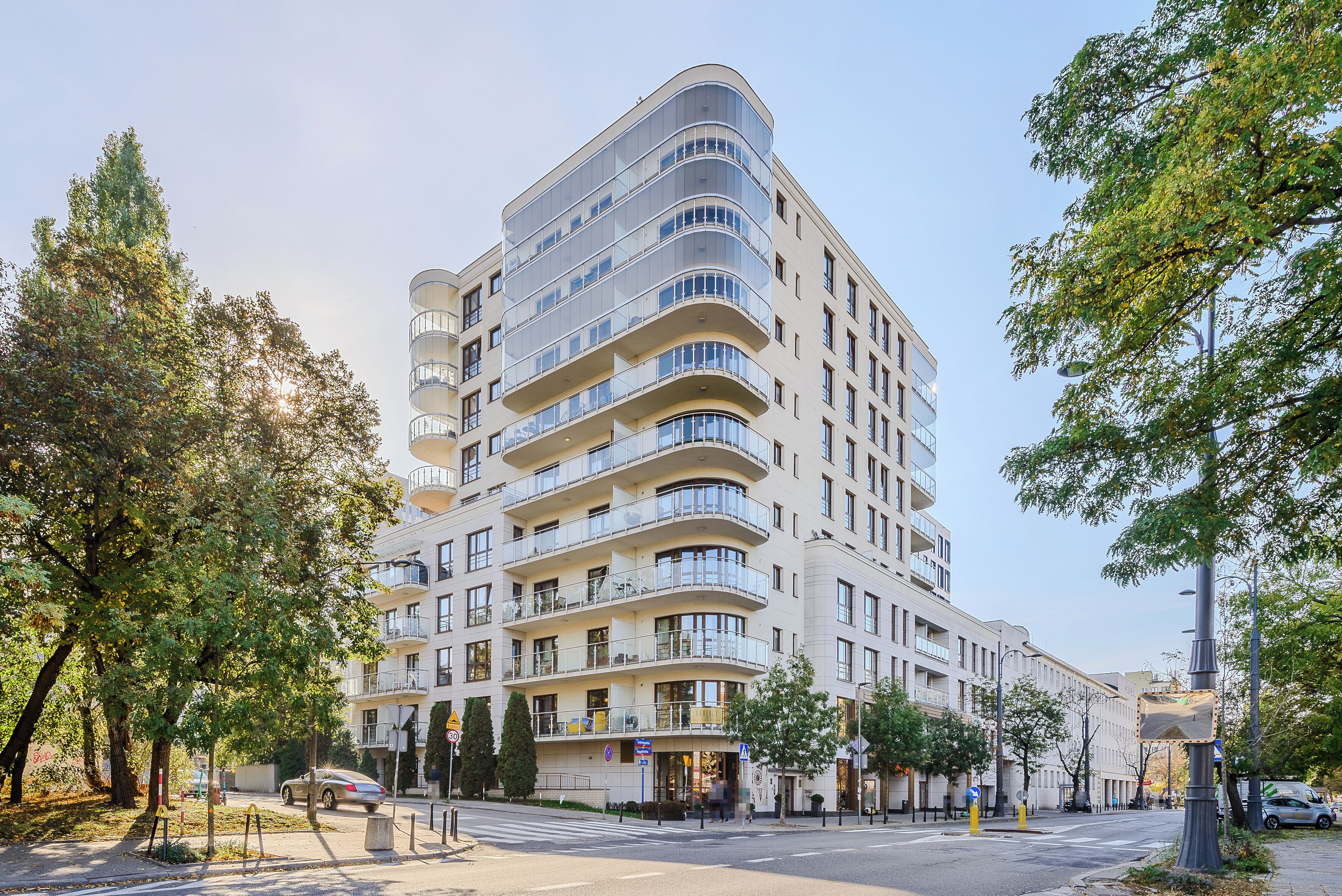 Overnatningsstedets facade