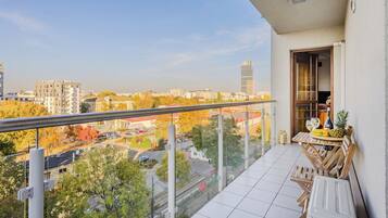 Classic-lejlighed - hawaiiansk terrasse - byudsigt | Balkon