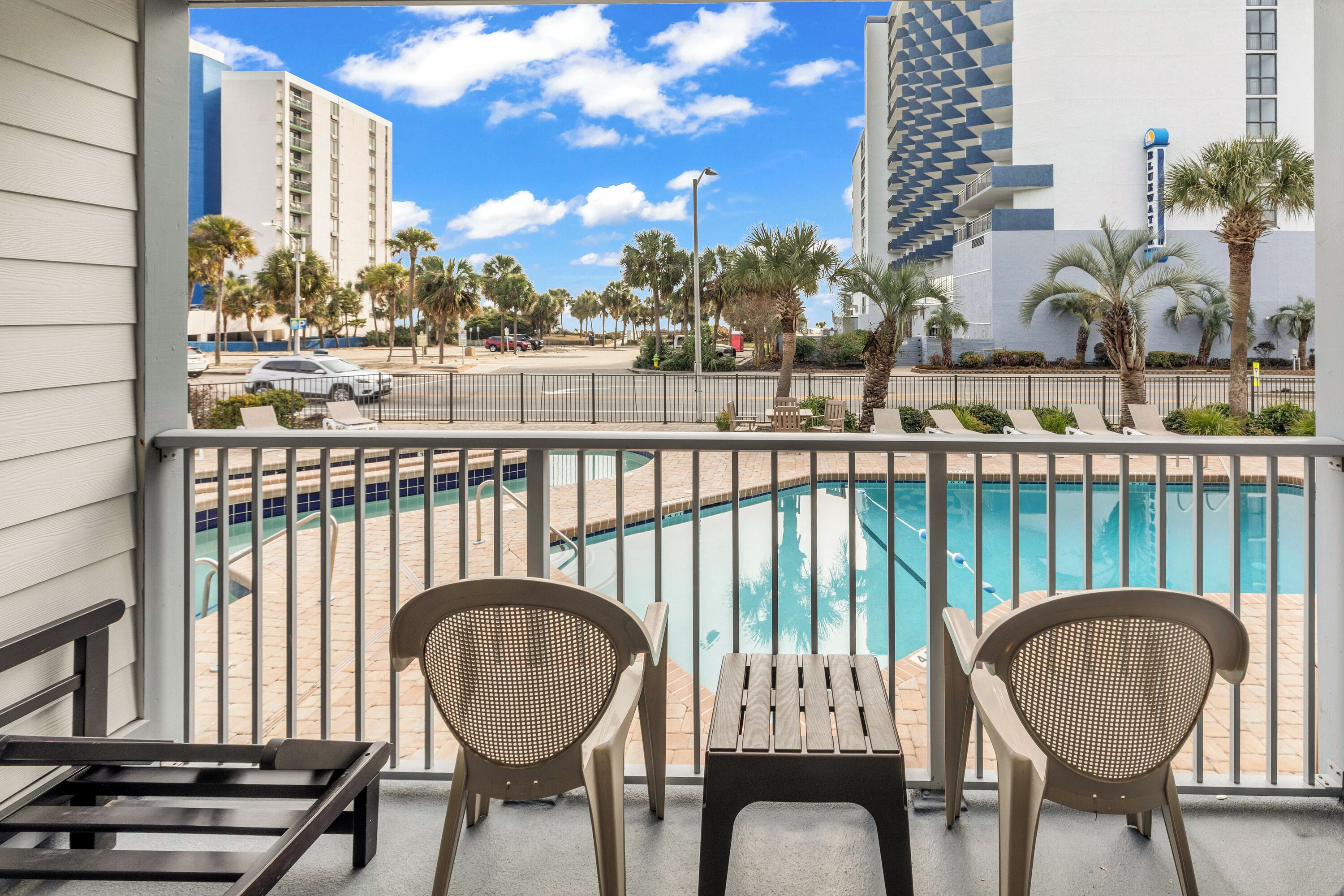 Romantic Condo, 1 Queen Bed with Sofa bed, Balcony, Pool View | View from room