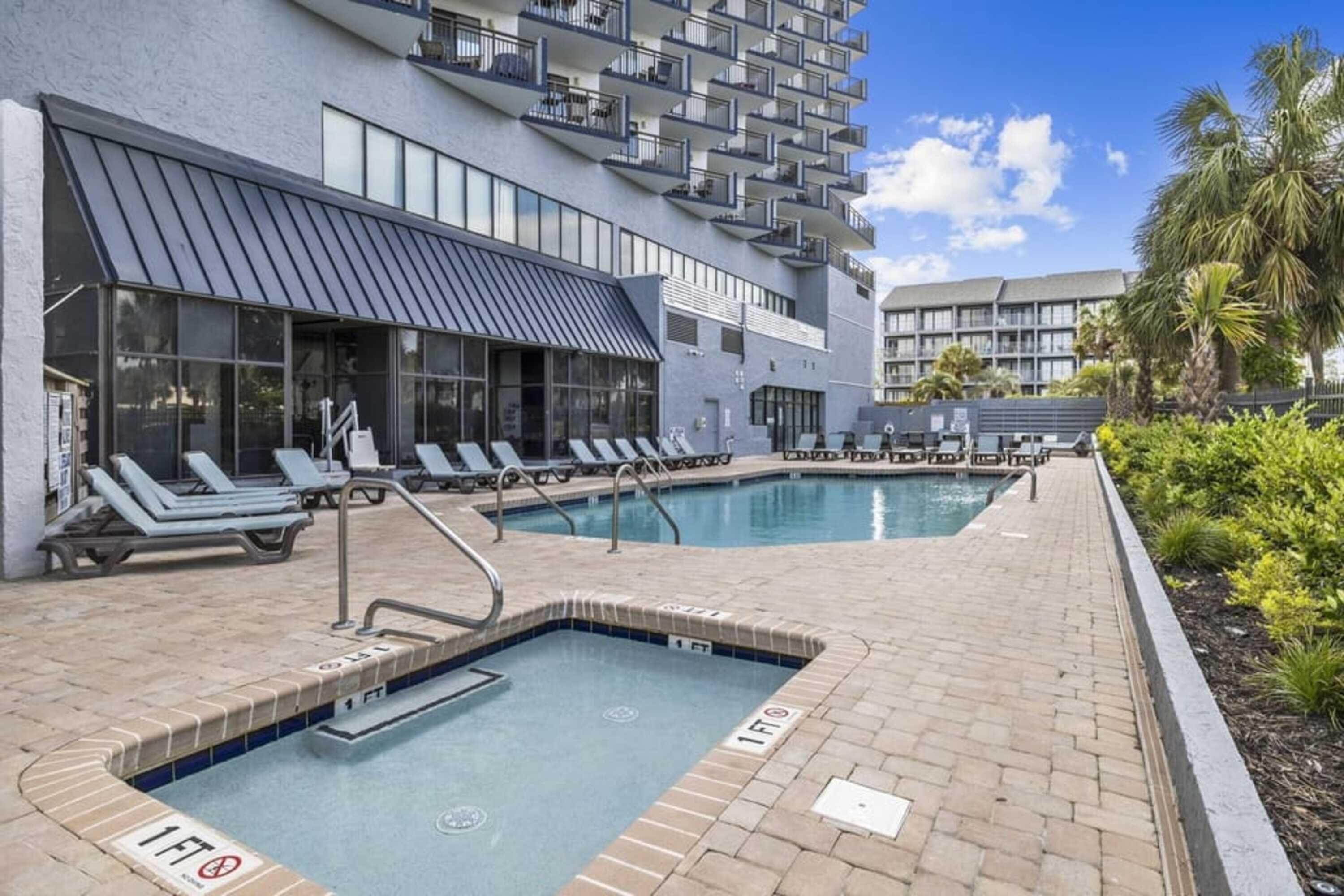 Indoor pool, outdoor pool