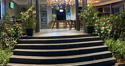 Charming 9-bedroom hotel with AC and WiFi in serene Hai