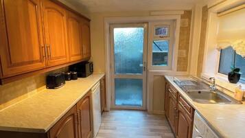 Microwave, oven, stovetop