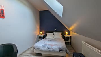 7 chambres, draps fournis