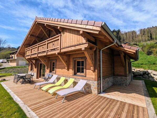 Exterior - Chalet in the heart of the Vosges with sauna, terrace and WIFI (Cornimont)