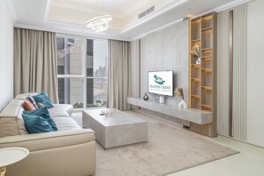Apartment, 1 King Bed with Sofa bed, Balcony | Balcony view - Heaven Crest Vacation Homes Downtown - Studio, 1, & 3 Bedroom Suites 2 minute walk to Dubai Mall and Burj Khalifa (Dubai)