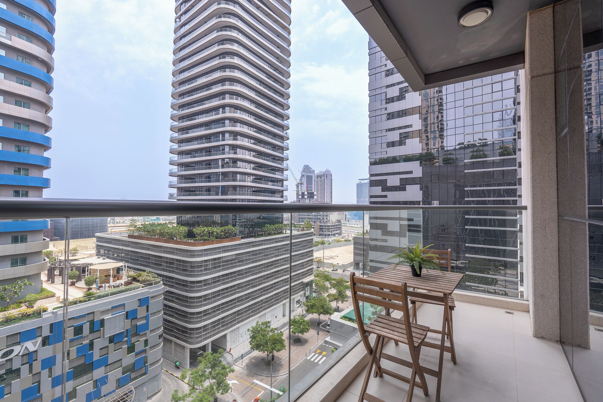 Premier appartement, Meerdere bedden, balkon, uitzicht op de stad | Uitzicht vanaf balkon