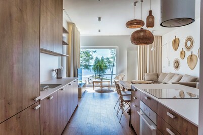 Cozy 1-bedroom apartment in charming Giżycko with AC, WiFi A12