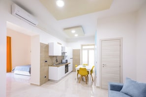 奢华公寓, 城市景观 | 私人厨房 | 意式浓缩咖啡机、茶具/咖啡用具、电热水壶