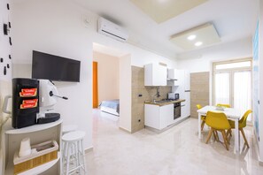 Appartement Luxe, vue ville | Cuisine privée