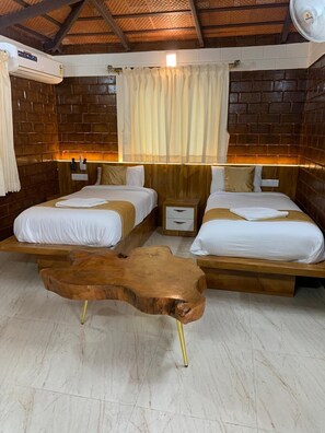 Executive Double or Twin Room | Premium bedding, free WiFi, bed sheets - LOVE GREEN RESORTS (Palladam)