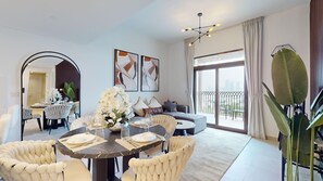 Apartamento, 1 habitación, acceso a la piscina | Servicio de comidas en la habitación