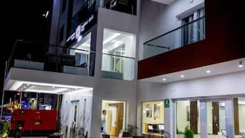 Front of property – evening/night