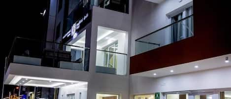 Front of property - evening/night