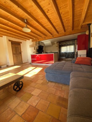 TV connectée, cheminée