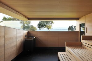 Salle de soins pour les couples, sauna, spa, bain de vapeur