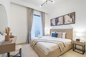 1 室のベッドルーム、セーフティボックス (室内)、アイロン / アイロン台、WiFi (無料)