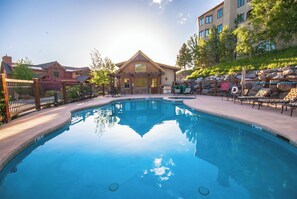 Pool - Owl Lodge: Luxurious 5-Bedroom Alpine Retreat, Steps from Steamboat Resort! (Steamboat Springs)
