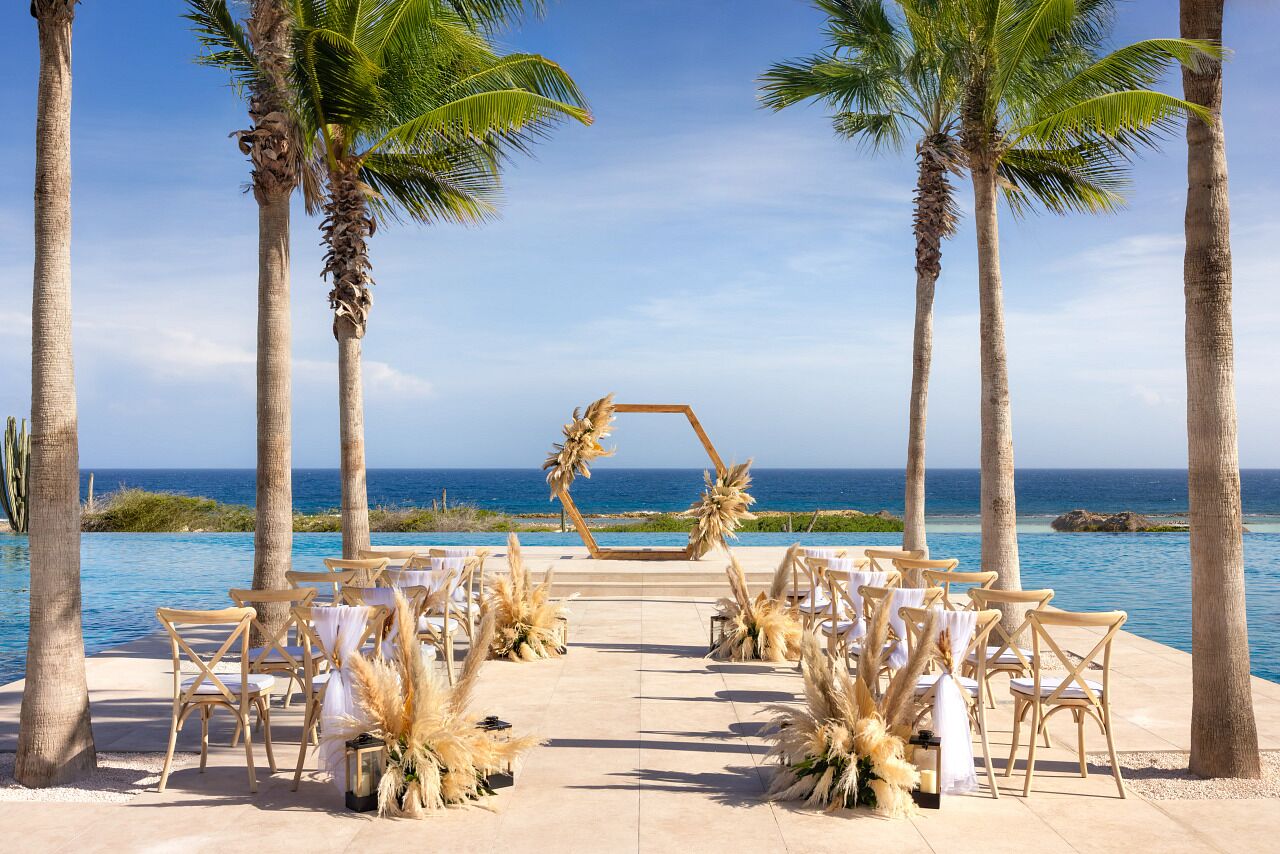 Área de bodas al aire libre