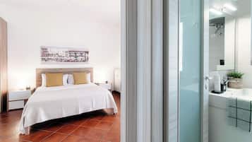 Bloc d'apartaments | 1 dormitori, roba de llit d'alta qualitat i cobrellits