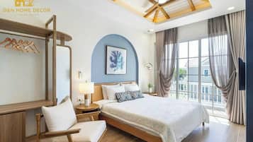 Villa, 4 chambres, patio, vue jardin | Vue de la chambre