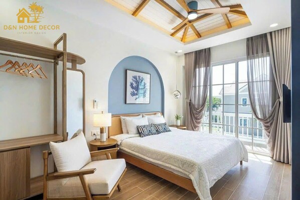 Villa, 4 soverom, terrasse, hageutsikt | Utsikt fra rommet