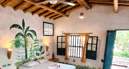 Tayrona Cabana at Chévere Beach: Ocean Views and Tropical Serenity